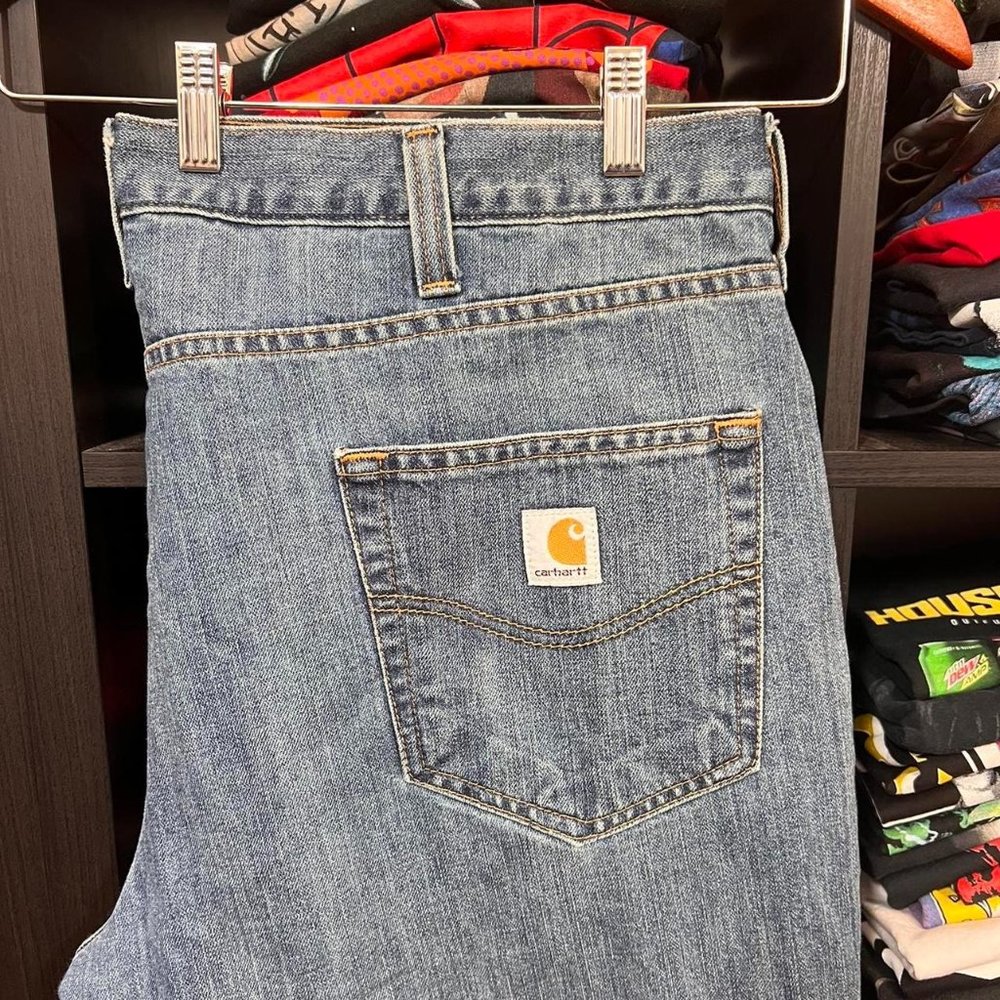 Mens carharrt denim jeans size 42x28